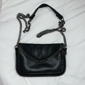 BLACK LEATHER PURSE